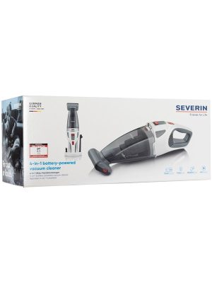 SEVERIN Håndstøvsuger HV 7146 - vacuum cleaner - cordless - handheld - white/grey/red