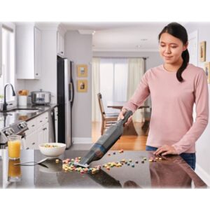 BLACK+DECKER DustBuster HLVC320B11-QW - Støvsuger - håndmodel - uden pose - ledningsfri - titan inkluderet oplader