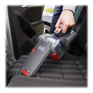 Black & Decker DustBuster Pivot Auto PV1200AV-XJ - Støvsuger - håndmodel - uden pose - rød/grå