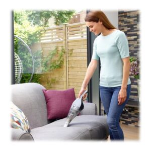 BLACK+DECKER DustBuster NVC215W - Støvsuger - håndmodel - uden pose - ledningsfri - Alaska-blå