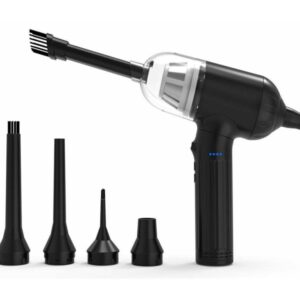 CoreParts - Spraydåse - trådløs, 7500mAh batteri, med 5 vedhæftninger, USB-C opladerkabel inkluderet, bruntæske emballage - sort